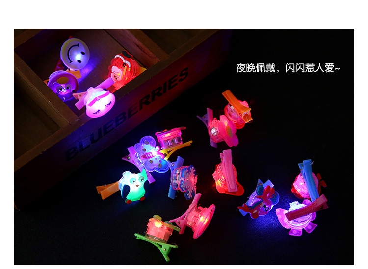 New best-selling products: Illuminated cartoon hairpins, children's LED flashing toys, hot sales at night markets and street stalls, wholesale of gifts and promotional items Application Scenario