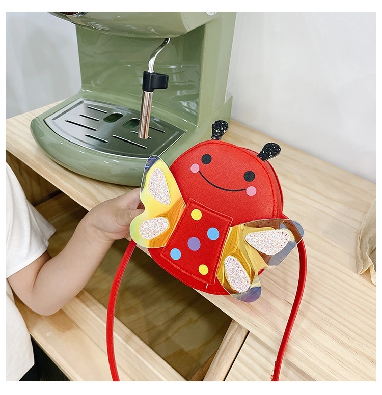 Korean children's bag 2022 New style Cartoon Bee crossbody bag, fashionable single-shoulder bag for toddlers, trendy baby accessory bag Specification drawing