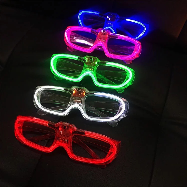 New children's toys, best-selling glasses wholesale, bar and concert cheering props, luminous toys, street stall supplies Specification drawing