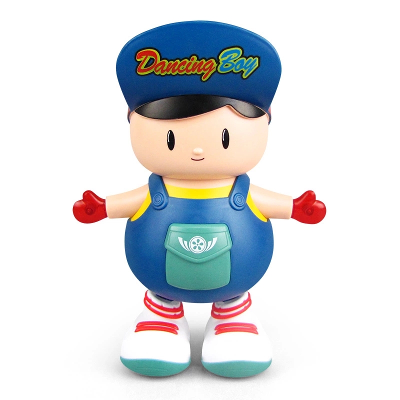 New best-selling electric dancing big-headed boy dolls with cute designs, lighting and music, are selling well at street stalls and wholesale toys Specification drawing