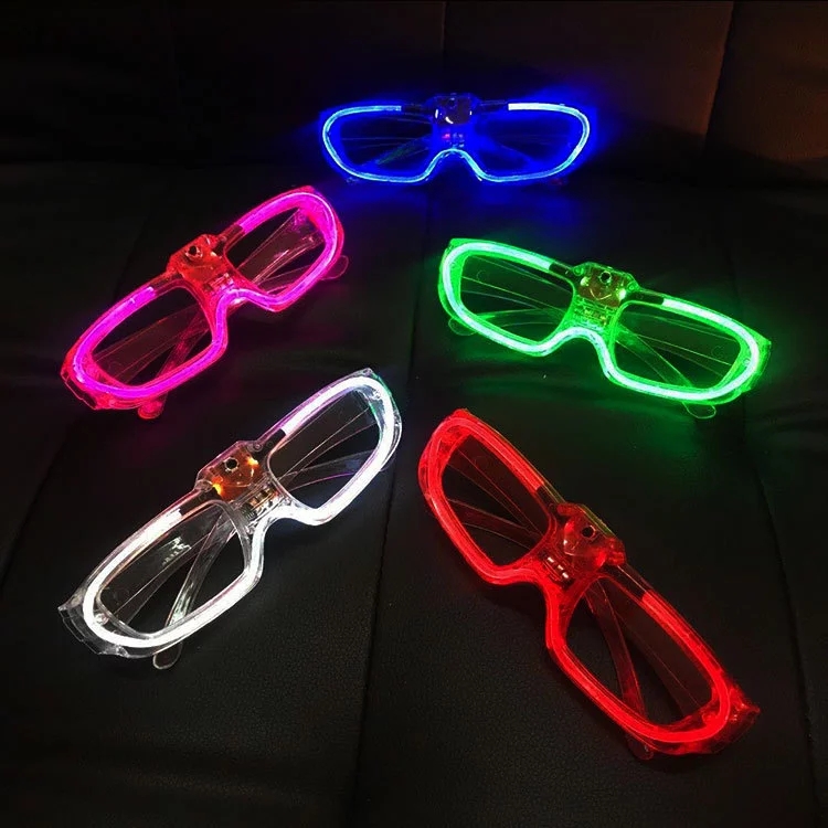 New children's toys, best-selling glasses wholesale, bar and concert cheering props, luminous toys, street stall supplies Application Scenario