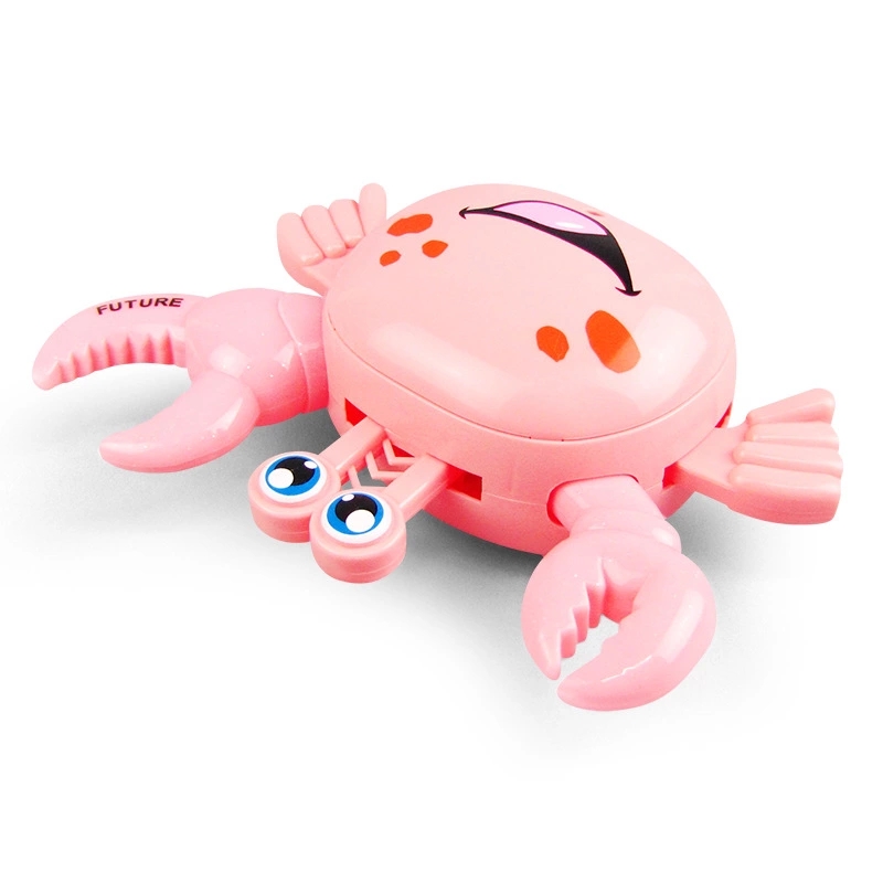 New bestseller, universal electric crab, automatic steering, walking, light and music children's educational toy without touching the ground details Picture