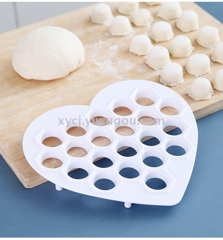 17 hole dumpling mold Dumpling artifact hexagonal heart shape