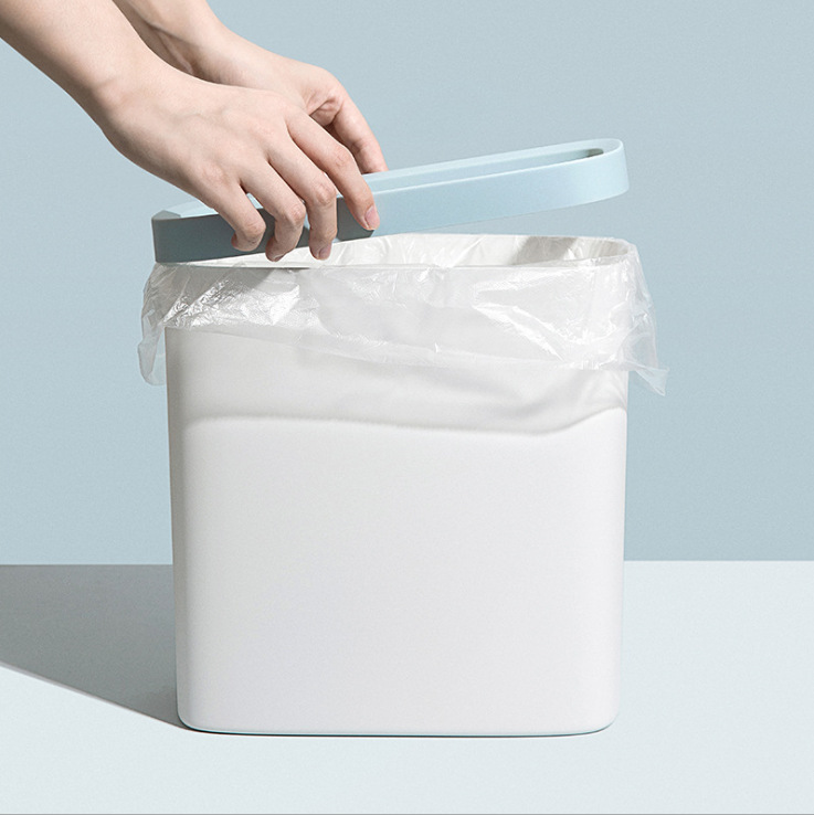 北欧跑道垃圾桶家用客厅卧室厨房卫生间厕所简约窄缝垃圾篓大号