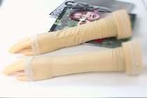 Summer driving sunscreen gloves lace long arm set thin ice sleeve wet sleeve for women