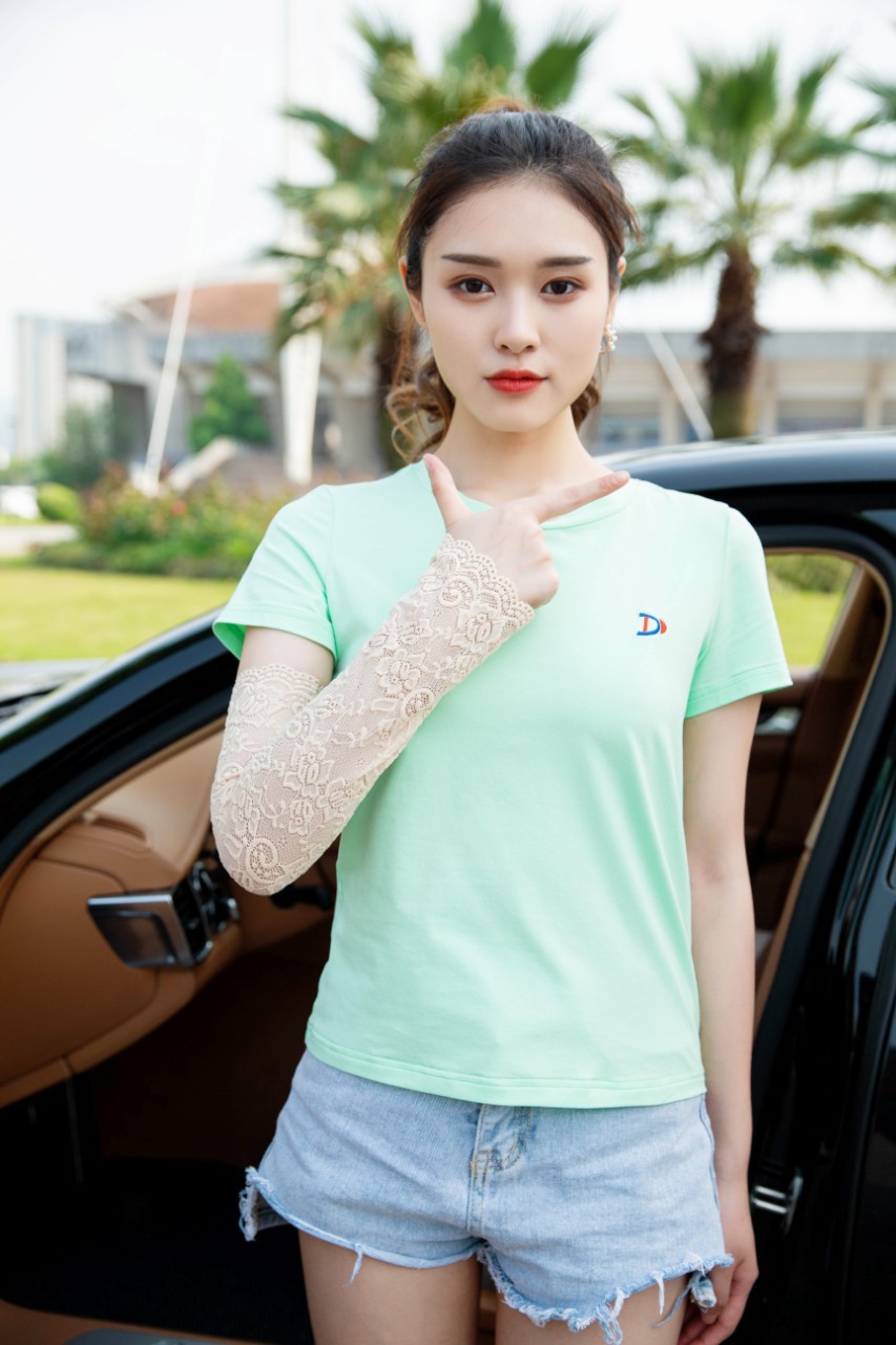 Cool sleeve sleeves for women, fashionable sleeves, full lace thin ice silk arm guards, arm sleeves for summer Item Picture