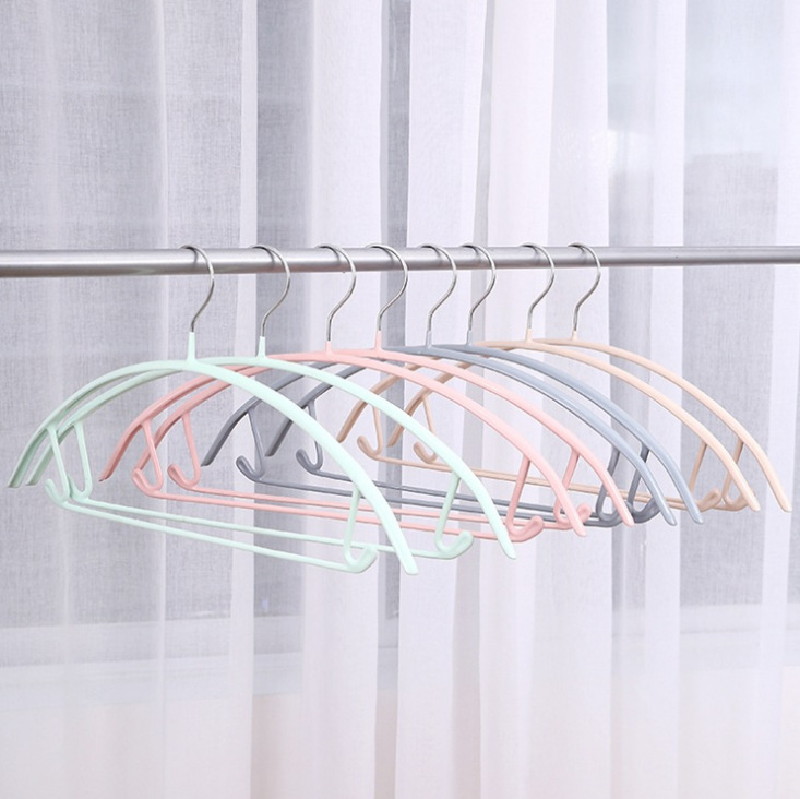 Nordic style dip plastic daily merchandise silver coat hanger origin source of goods thumbnail