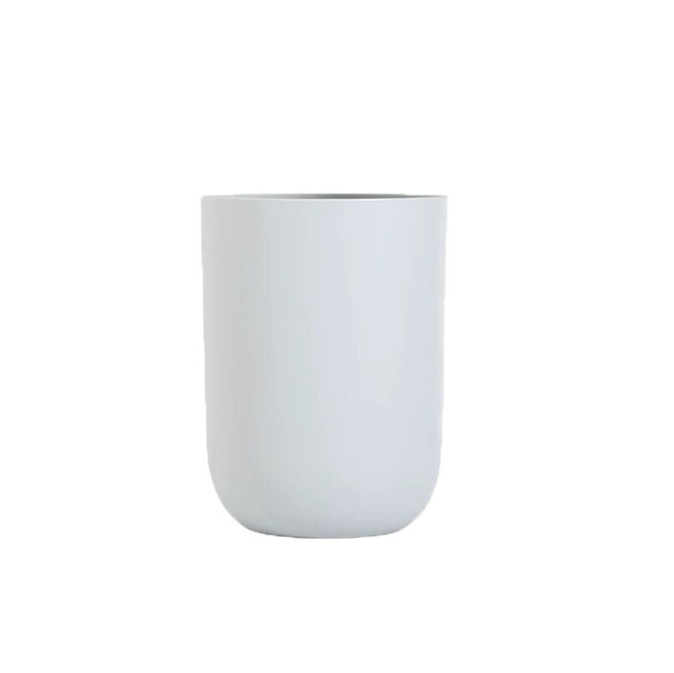 Nordic trash cans for home use, living room, creative bedroom, bathroom and kitchen, simple and plain round, uncovered kitchen waste classification Item Picture