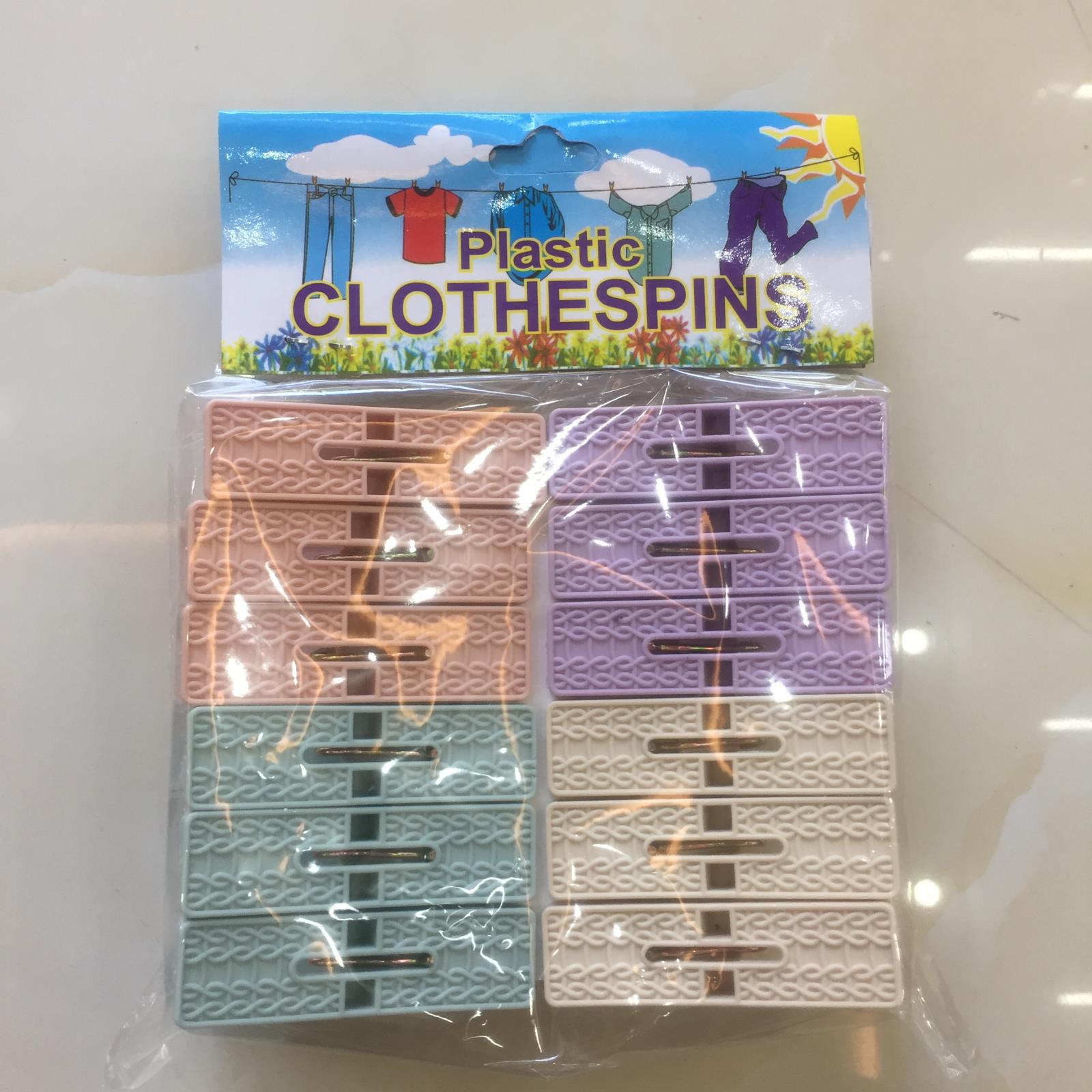 Moderno simple general uso diario tienda general clips de ropa clips de almacenamiento de una mano fuente