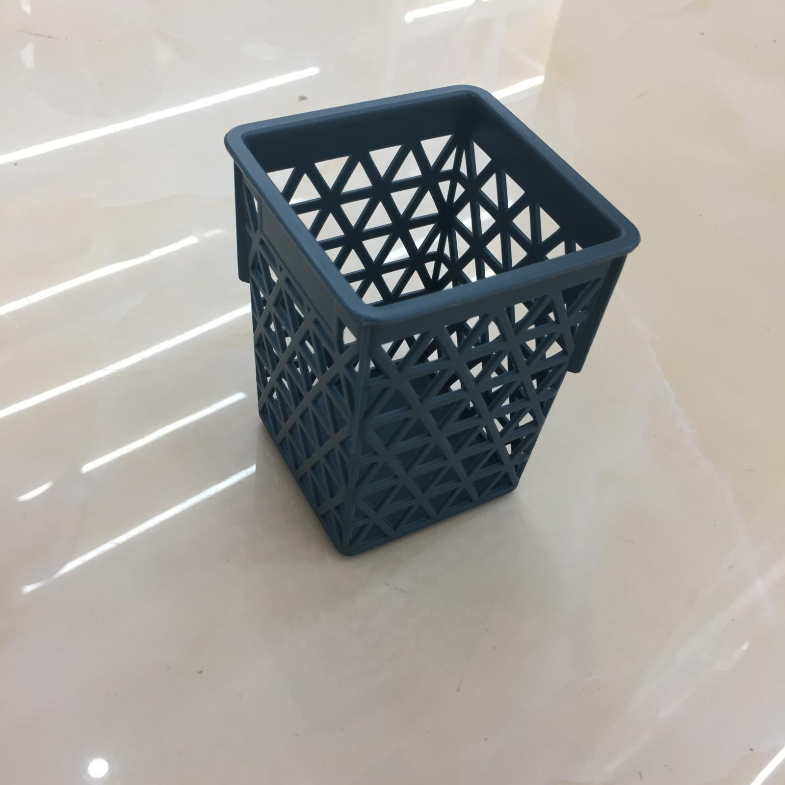 Creative plastic blue storage basket origin goods source Japanese household