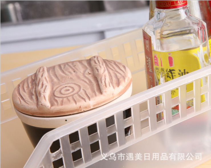 Daily necessities Japanese-style solid-color food storage boxes for organizing restaurants, transparent color factory wholesale details Picture