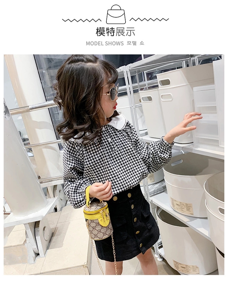 New best-selling children's bags, Korean-style fashionable girl and princess single-shoulder crossbody bag, stylish and versatile hand-held bucket bag Application Scenario