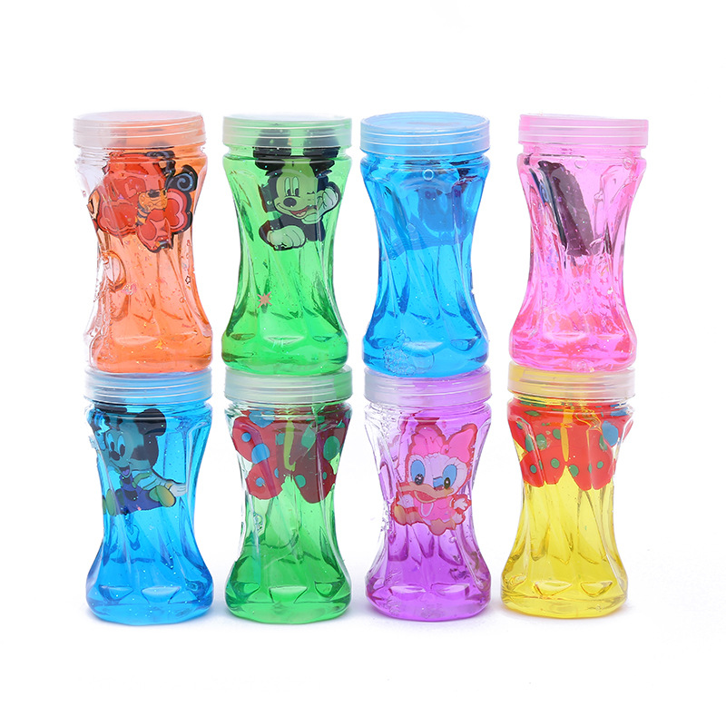 水晶泥史莱姆套装儿童彩色橡皮泥安全无毒解压鼻涕泥沙皮胶玩具