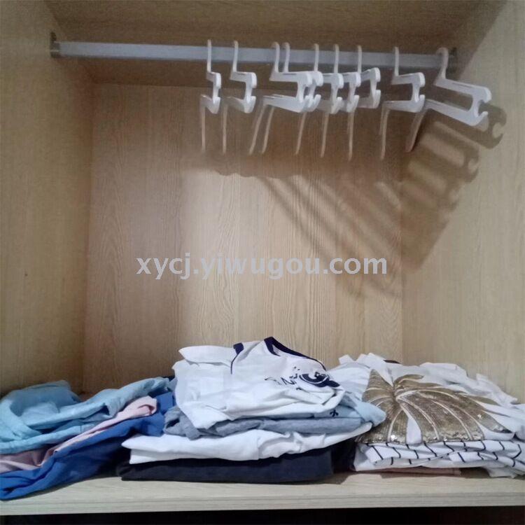 New best-selling anti-slip balcony wardrobe, dry and wet dual-purpose multi-functional clothes hanger, trouser rack and drying rack details Picture