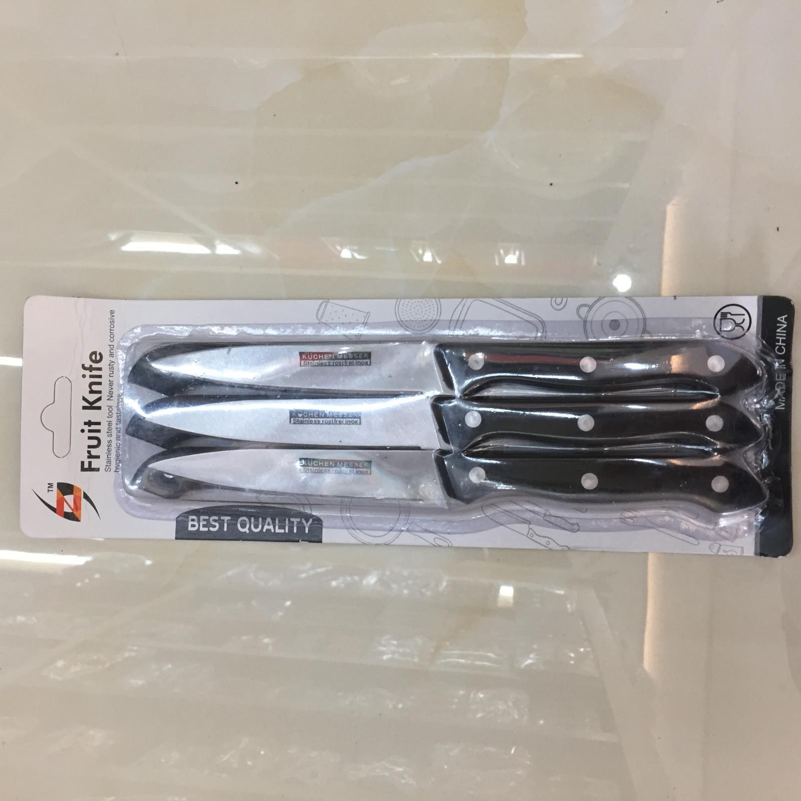 Moderno simple acero inoxidable cuchillo de frutas de hierro no oxidado para uso diario departamento de acero inoxidable cuchillo de cocina fábrica al por mayor