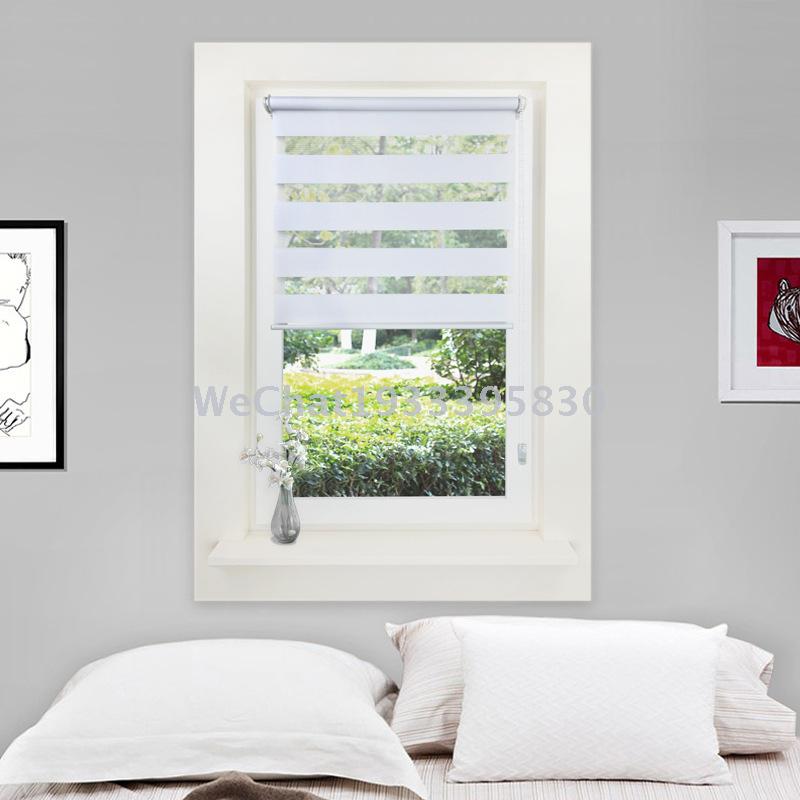 Rolling curtain free punching lifting bead type rolling curtain living room bathroom balcony night curtain curtain door curtain custom manufacturers Item Picture