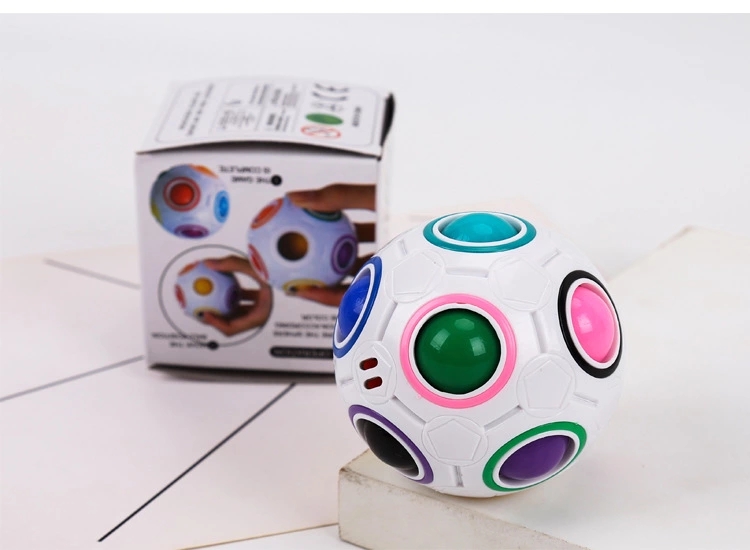 Children's educational toys: Rainbow balls, Rubik's cubes, magic stress-relieving balls, large intelligence balls, novel, unique and creative educational gifts Application Scenario