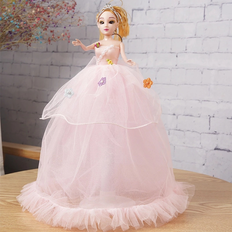 New bestseller: 40CM, multiple colors 3D eyeball, warm-toned vinyl doll, wedding dress, princess doll Application Scenario