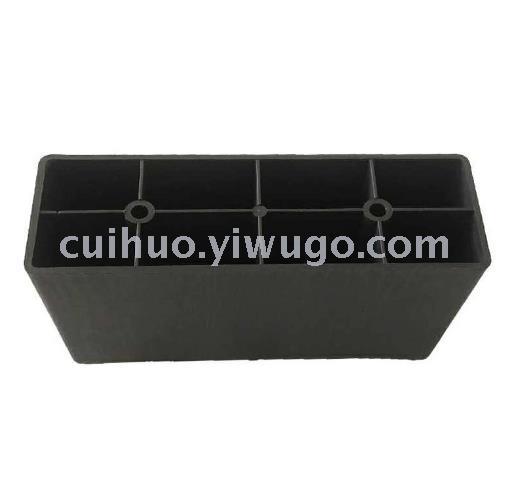 Factory direct sales of Chenguang Hardware Home plastic sofa leg accessories 5-inch straight legs details Picture