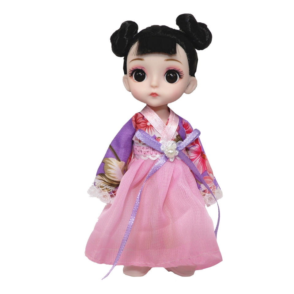 Ancient costume 16.5 cm dress, Barbie doll girl changing into make-or-go dress set, ancient wedding dress bride girl Application Scenario