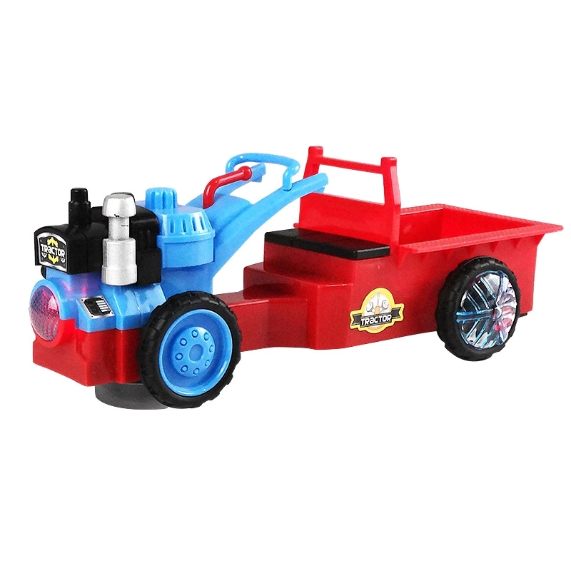 Children's electric omnidirectional light and music tractor toy stalls are selling well. Toy cars for boys and girls aged 3-6 h Item Picture