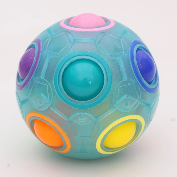 【 Magic Rainbow Ball Luminous Edition 】 An educational logic thinking training hand-brain coordination fun Rubik's Cube children's toy Application Scenario