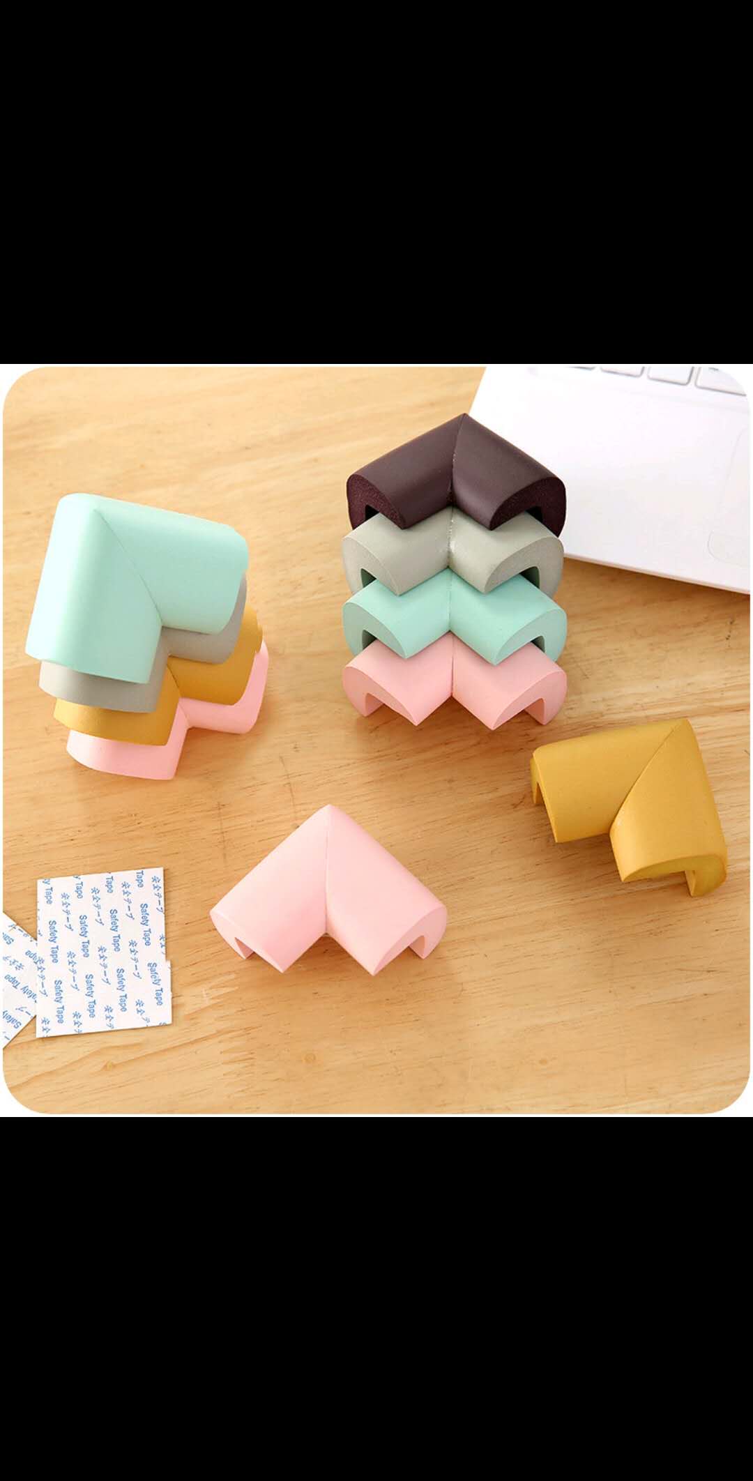 Sunshine Department Store Safety corner thickening baby glass table corner guard cover, baby table coffee table corner cover details Picture