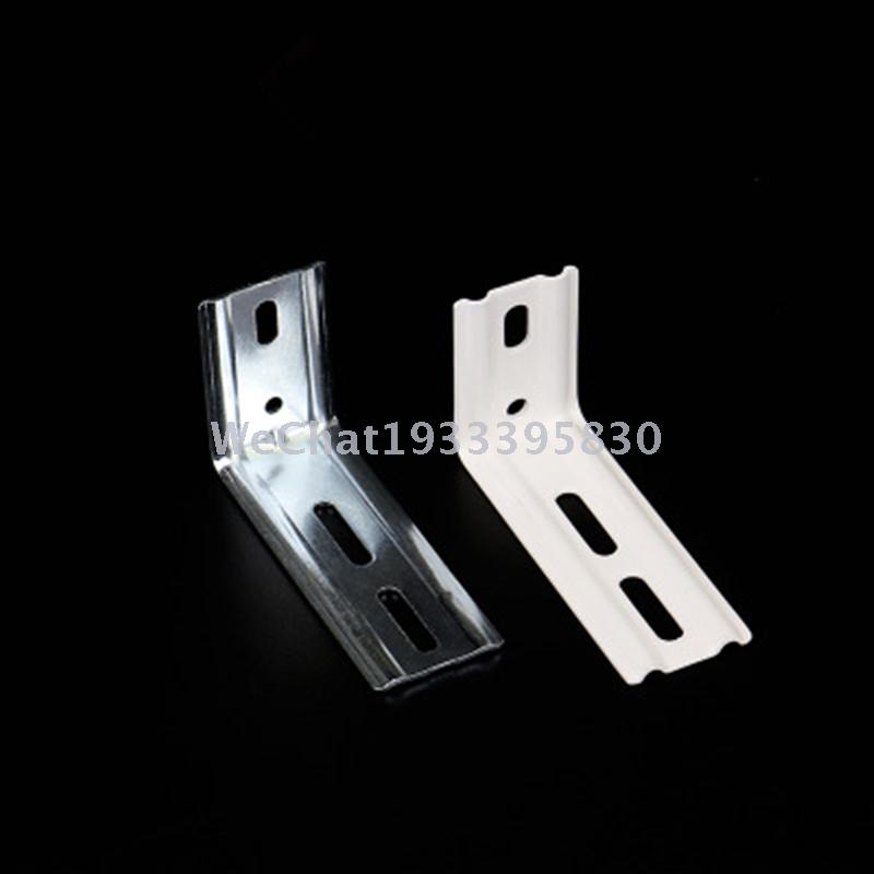 Soft curtain curtain curtain installation Angle accessories 89 double-color Angle iron galvanized Angle iron accessories processing customization Specification drawing