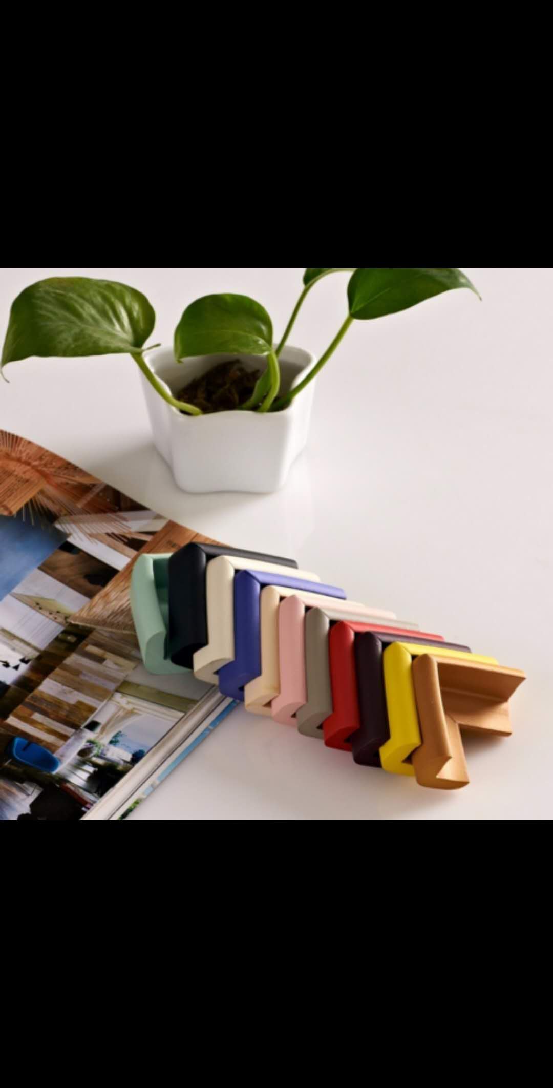 阳光百货 安全撞角加厚婴儿玻璃桌角护角保护套宝宝桌子茶几包角