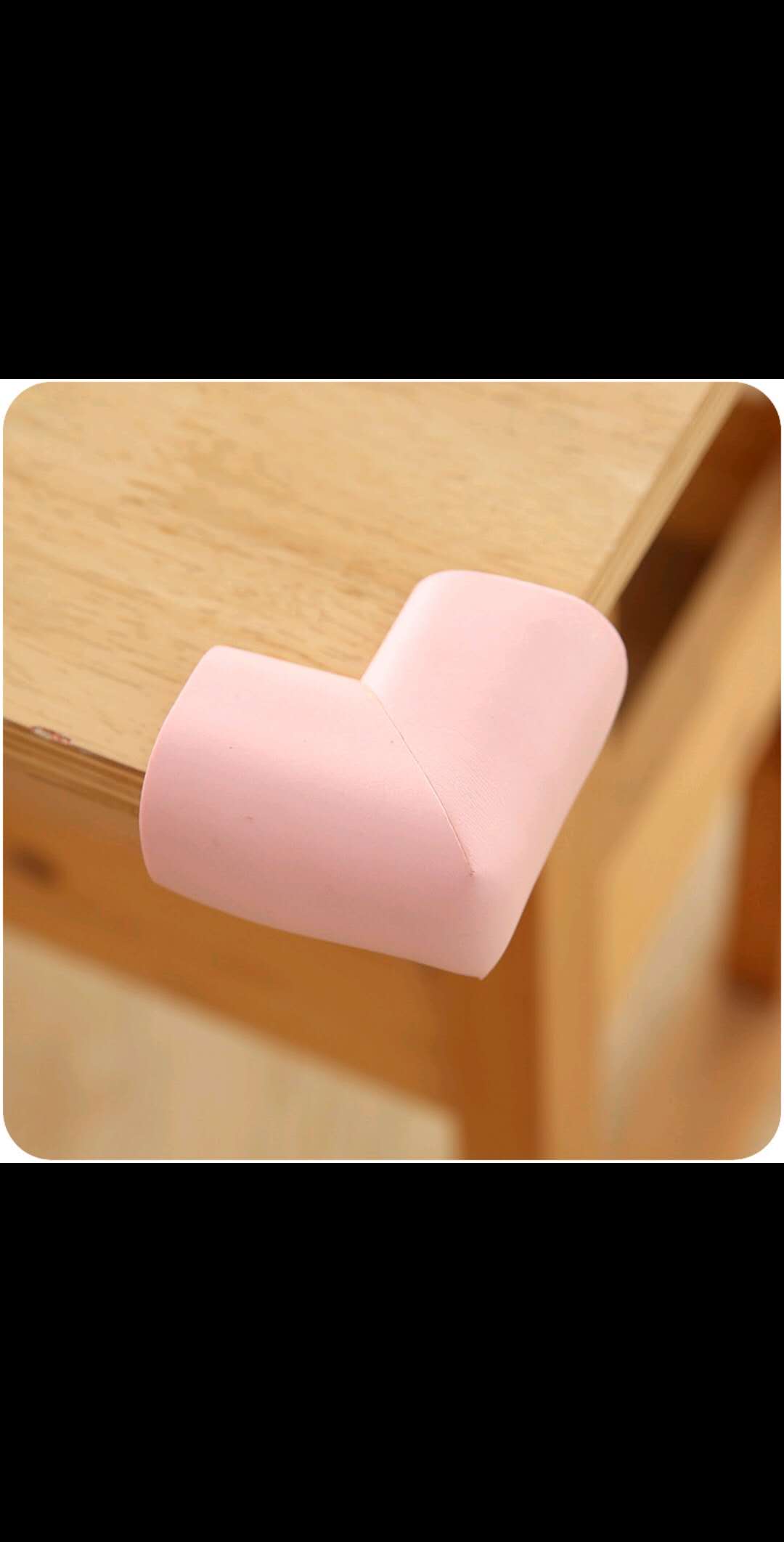 Sunshine Department Store Safety corner thickening baby glass table corner guard cover, baby table coffee table corner cover Application Scenario