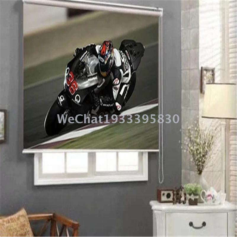 Living room bedroom study shutter curtain 3D sports car full shutter finished foreign trade wholesale Specification drawing