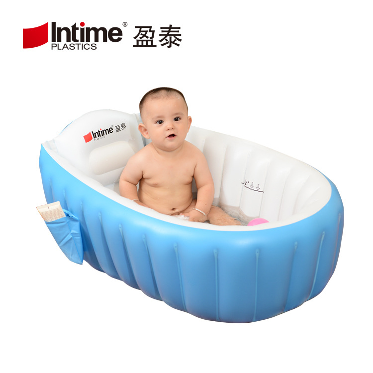 厂家直销跨境商品盈泰婴儿充气折叠浴盆游泳池洗澡盆 Baby bath详情图1