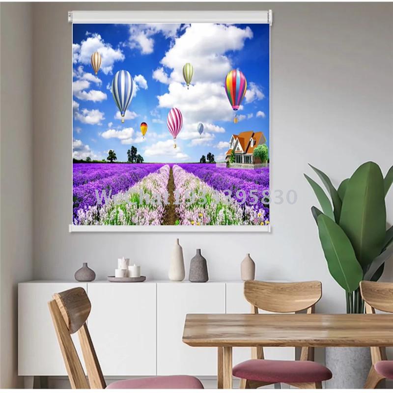 Living room, bedroom, study, shutter curtain, 3D flowers, shutter products wholesale full figure