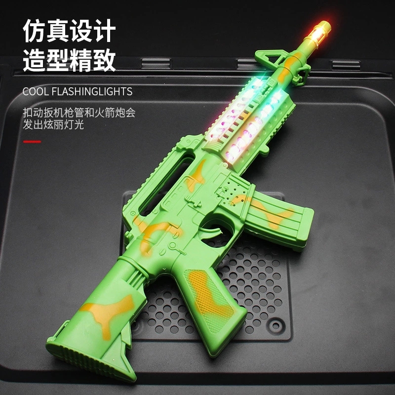 Children's electric toys, gunshots, light simulation boys' toys, night market girls' glowing children's street stalls, best-selling wholesale Specification drawing
