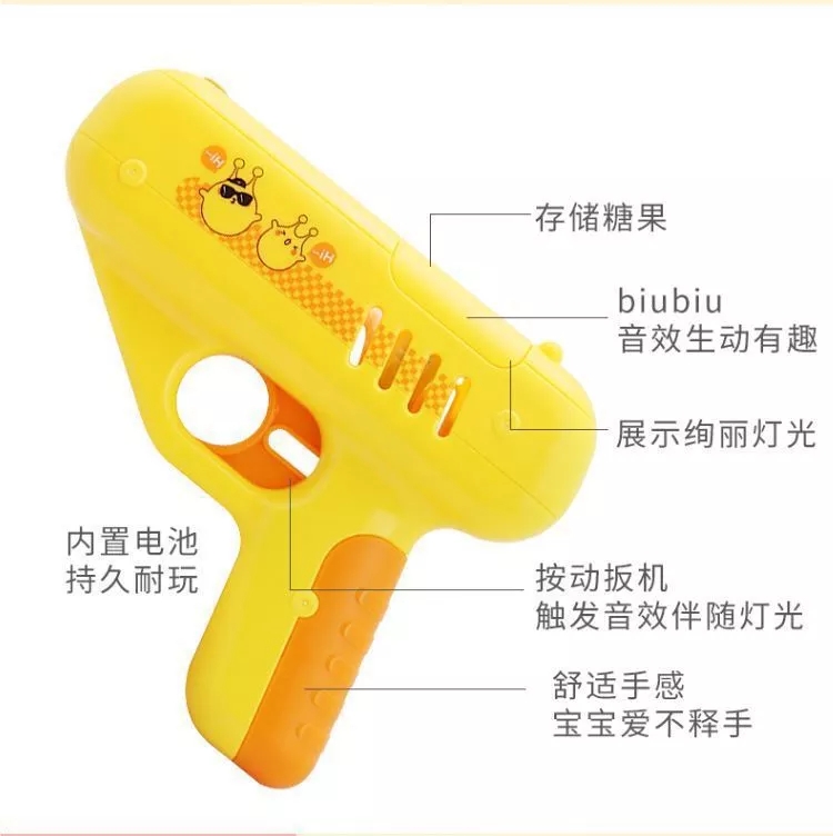 Creative gifts, new bestsellers, surprise candy guns, toys for your girlfriend, children's Maki lollipop storage guns are selling well Item Picture
