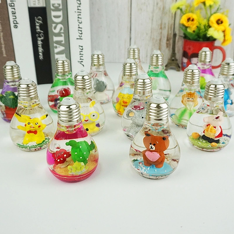 The new flash creative light bulb ornaments, cartoon student gifts, street stalls, scenic area souvenirs, succulent micro-landscapes are selling well details Picture
