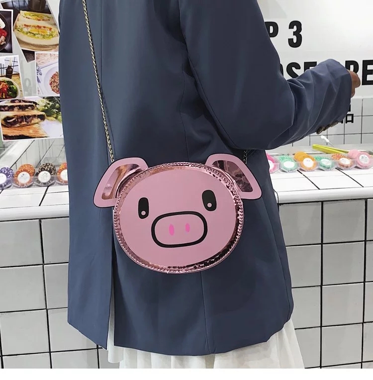 Summer cute Pig ins chain bag for girls, 2022 new Summer fashion Korean style crossbody single-shoulder bag Application Scenario