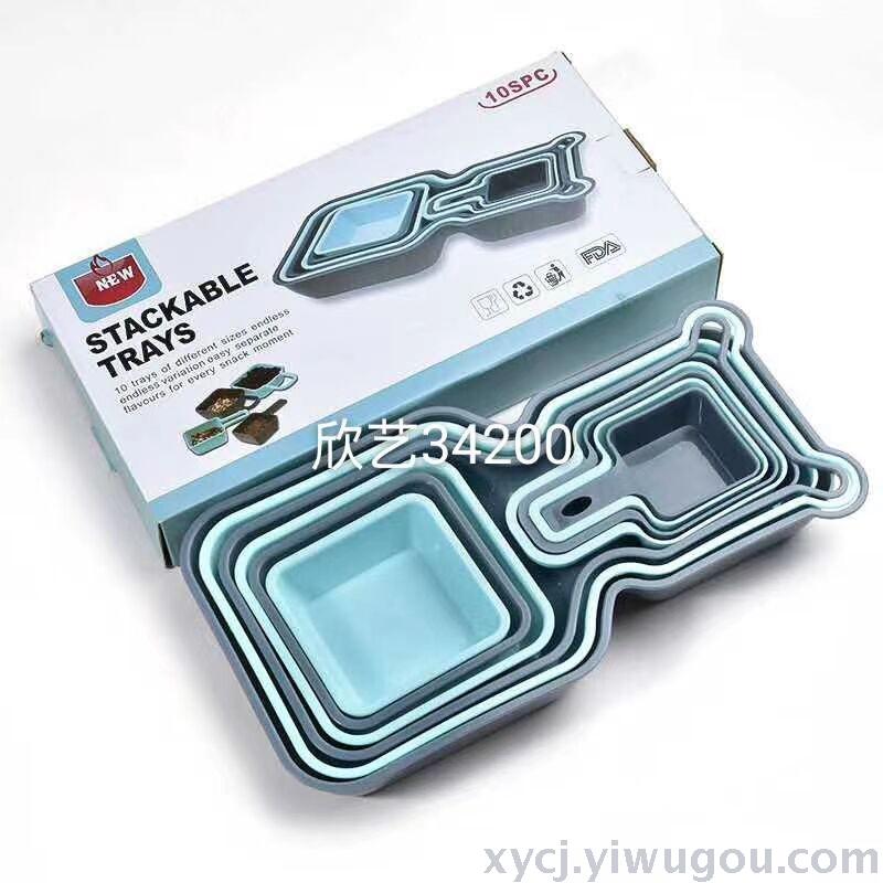 A 10-piece set of bear fruit platters Application Scenario