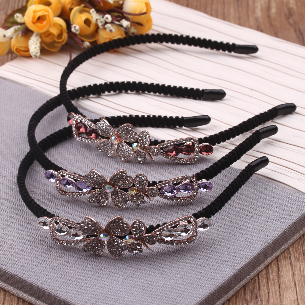 10-yuan store supply: hair bands, hair accessories, hair bands, face wash headbands, water diamond hair clips, hair clips, bangs clips, hair accessories Application Scenario