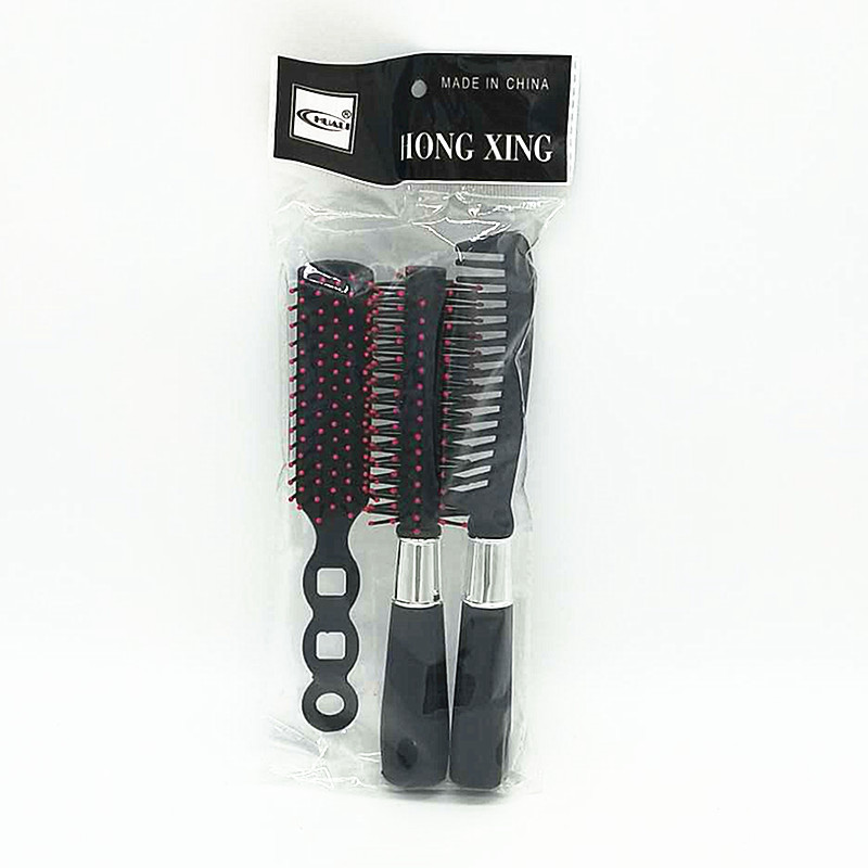 Sunshine department hair comb massage comb home comb Black comb 3 sets set comb