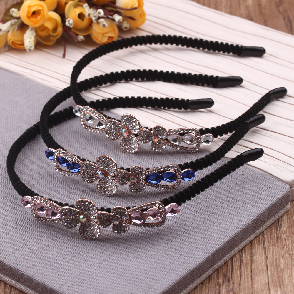 10-yuan store supply: hair bands, hair accessories, hair bands, face wash headbands, water diamond hair clips, hair clips, bangs clips, hair accessories