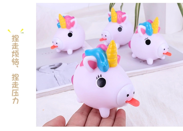 Cross-border new products: Hot-selling children's toys, tongue-out and sound-making cartoon pigs, best-selling squeezing and venting dolls, wholesale from manufacturers full figure