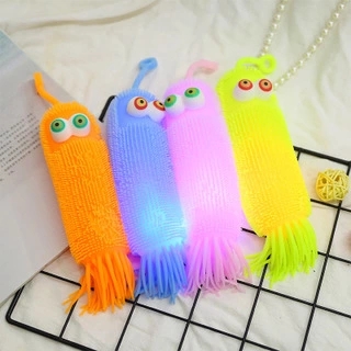 Night market, glittering street stalls, wholesale of children's toys, octopus with protruding eyes, caterpillar electronic cartoon, venting, fluffy ball h Application Scenario