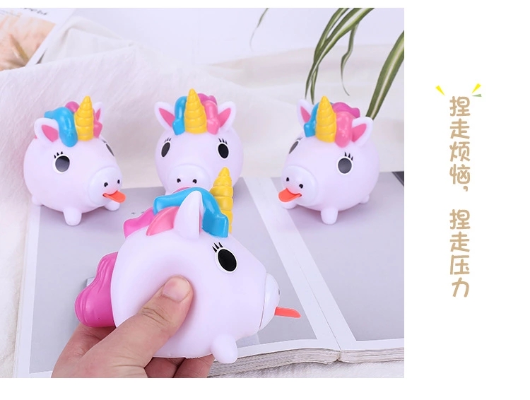 Cross-border new products: Hot-selling children's toys, tongue-out and sound-making cartoon pigs, best-selling squeezing and venting dolls, wholesale from manufacturers Specification drawing