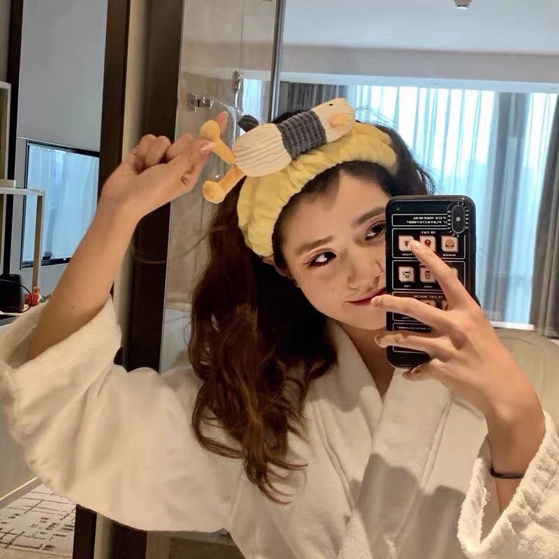 Cartoon-shaped facial masks, hair bands, super cute fruit hair bands, girlish hair accessories, and jewelry street stall h Specification drawing