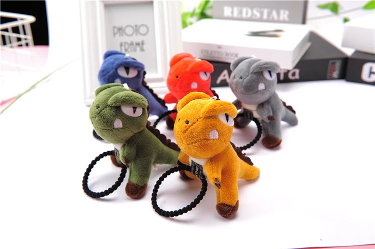 Cross-border bestsellers from street stalls: three-color dinosaur headbands, hair ties, hair rings, Tyrannosaurus rex figurines, headwear accessories Item Picture