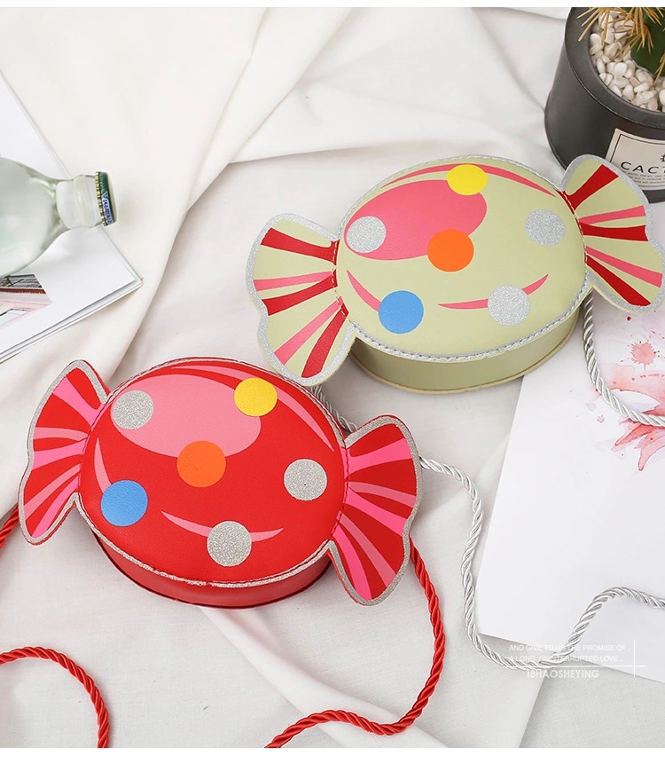 Wholesale of popular night market and street stall bags, cartoon and cute candies, children's crossbody bags, toddler snacks, toys and accessory bags Specification drawing