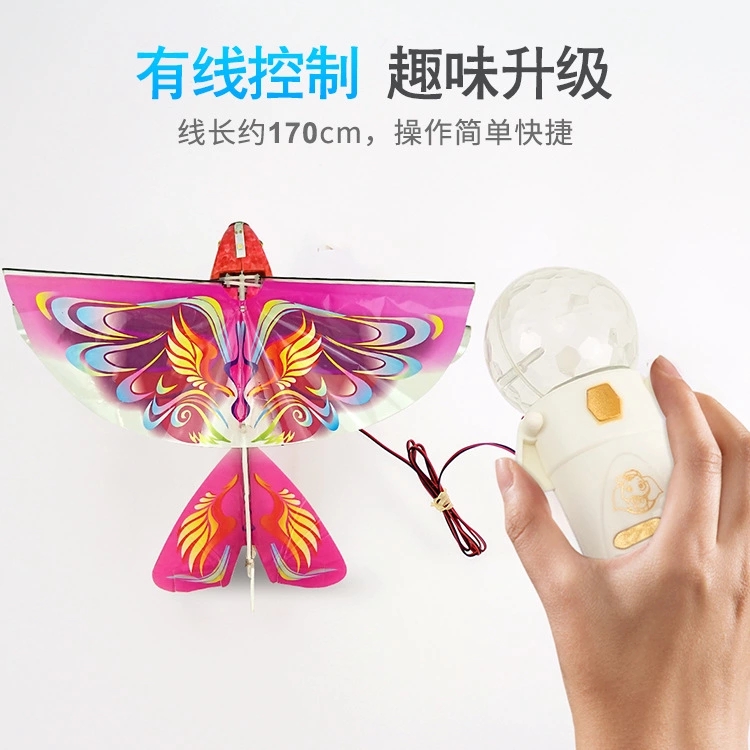 Factory direct sales of remote-controlled luminous electric new and unique children's toys, Lu Ban Bird. The new free flying bird is selling well at the street stall details Picture