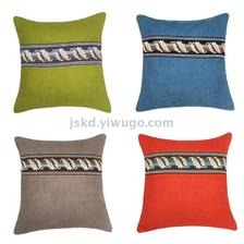 北欧小清新家居客厅沙发床头刺绣花抱枕套优质座椅靠垫靠枕套