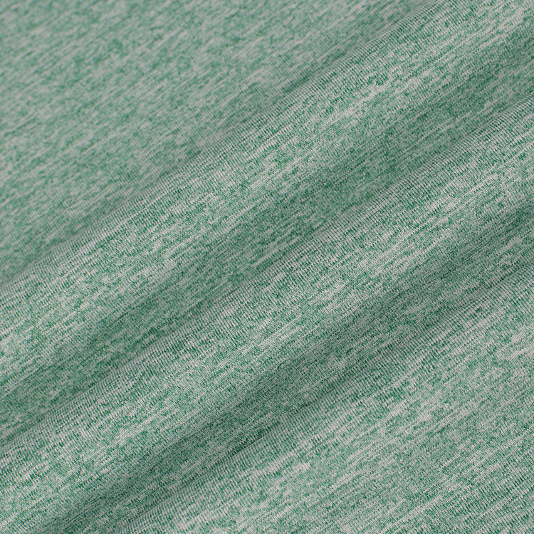 Polyester-ammonia cationic fabric elastic ball suit sports fabric base layer cationic fleece fabric details Picture